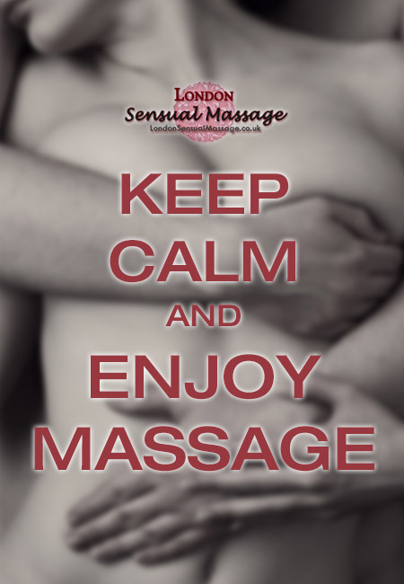 keep calm and enjoy massage